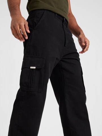 Pegador - Loosefit Pantalón cargo 'NEIVA' en negro