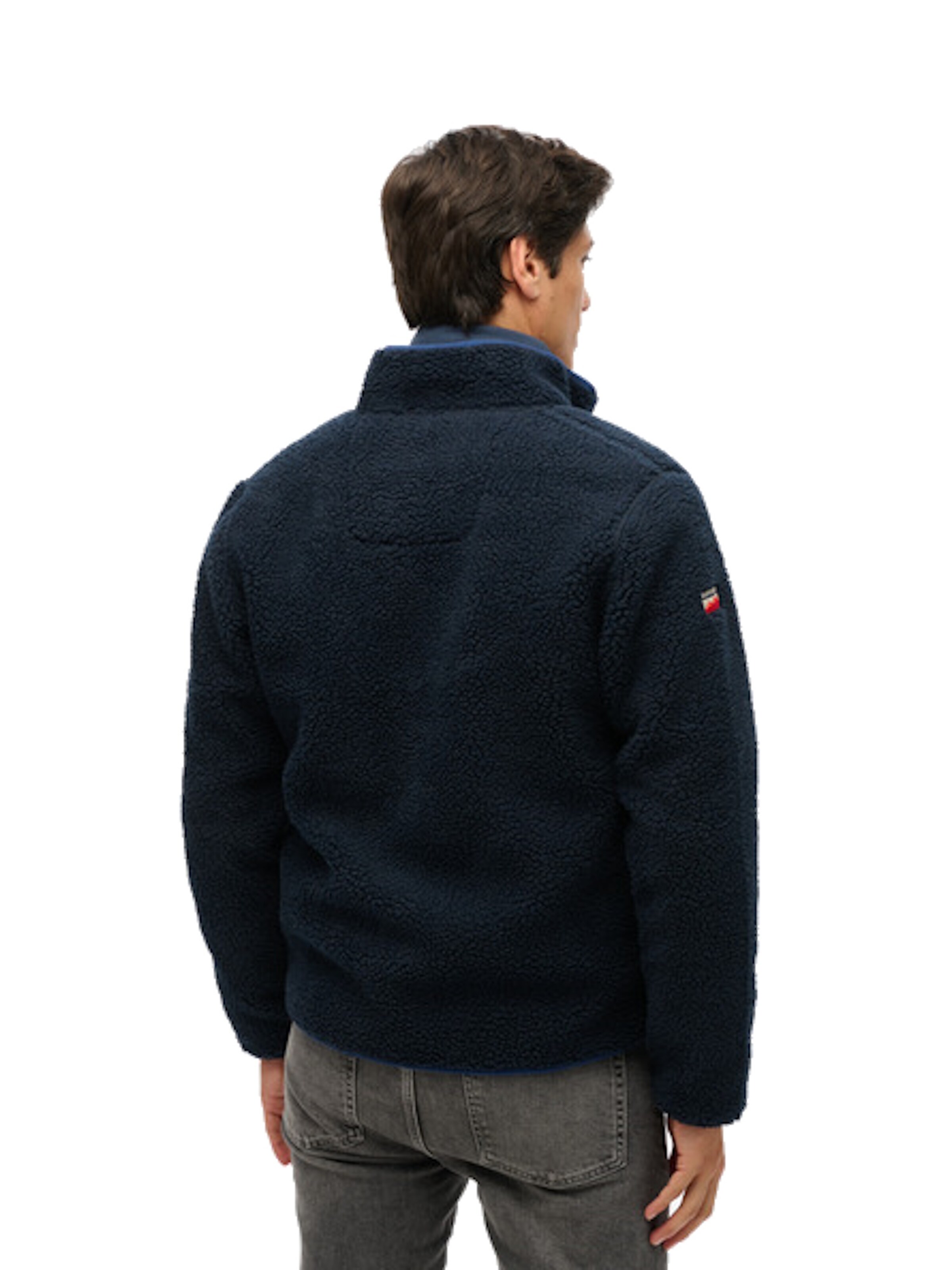 Veste en polaire Superdry en bleu