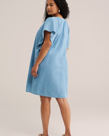 WE Fashion Obleka | modra barva