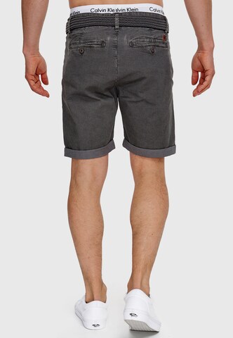 INDICODE JEANS Regular Trousers ' Estrada ' in Grey