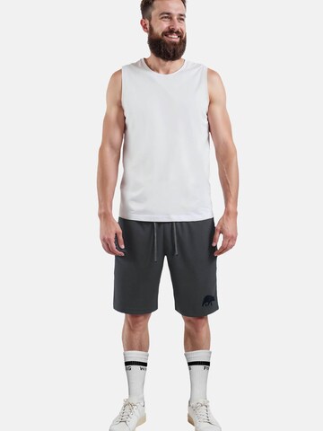 FORSBERG Regular Pants 'Jogger Shorts' in Grey