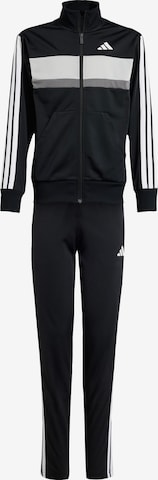 ADIDAS SPORTSWEAR Trainingspak 'Seasonal Essentials Tiberio' in Zwart: voorkant