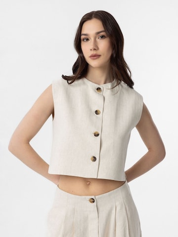 Gilet 'Theresa' di Antioch in bianco: frontale