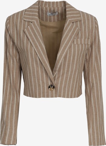 Influencer Blazer in Brown: front