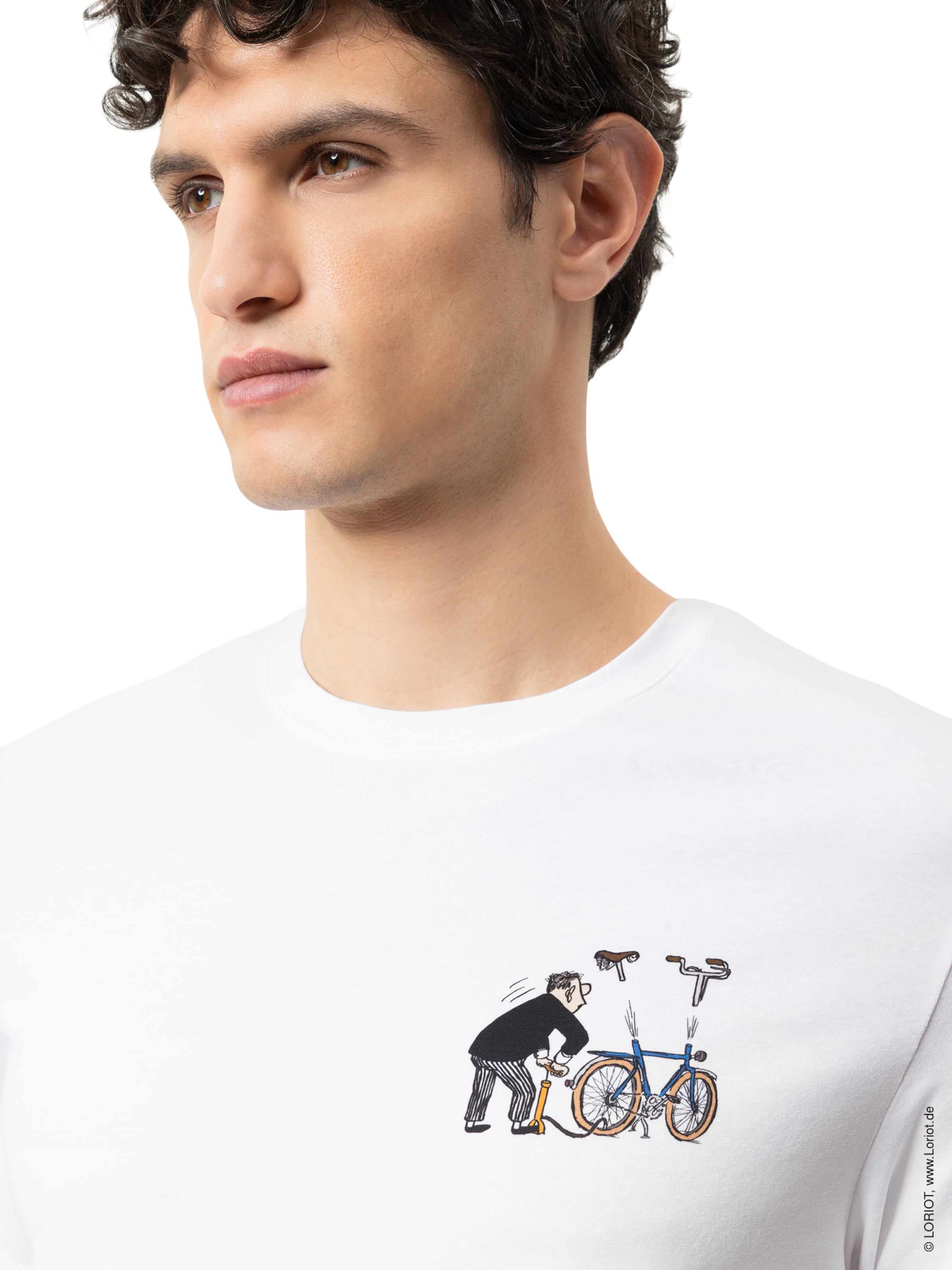 T-Shirt 'LORIOT' Mey en blanc