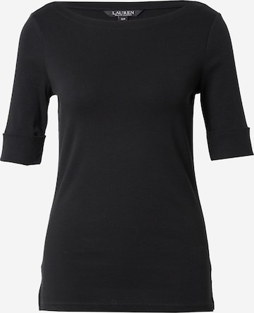 Lauren Ralph Lauren Тениска 'JUDY' в черно: отпред