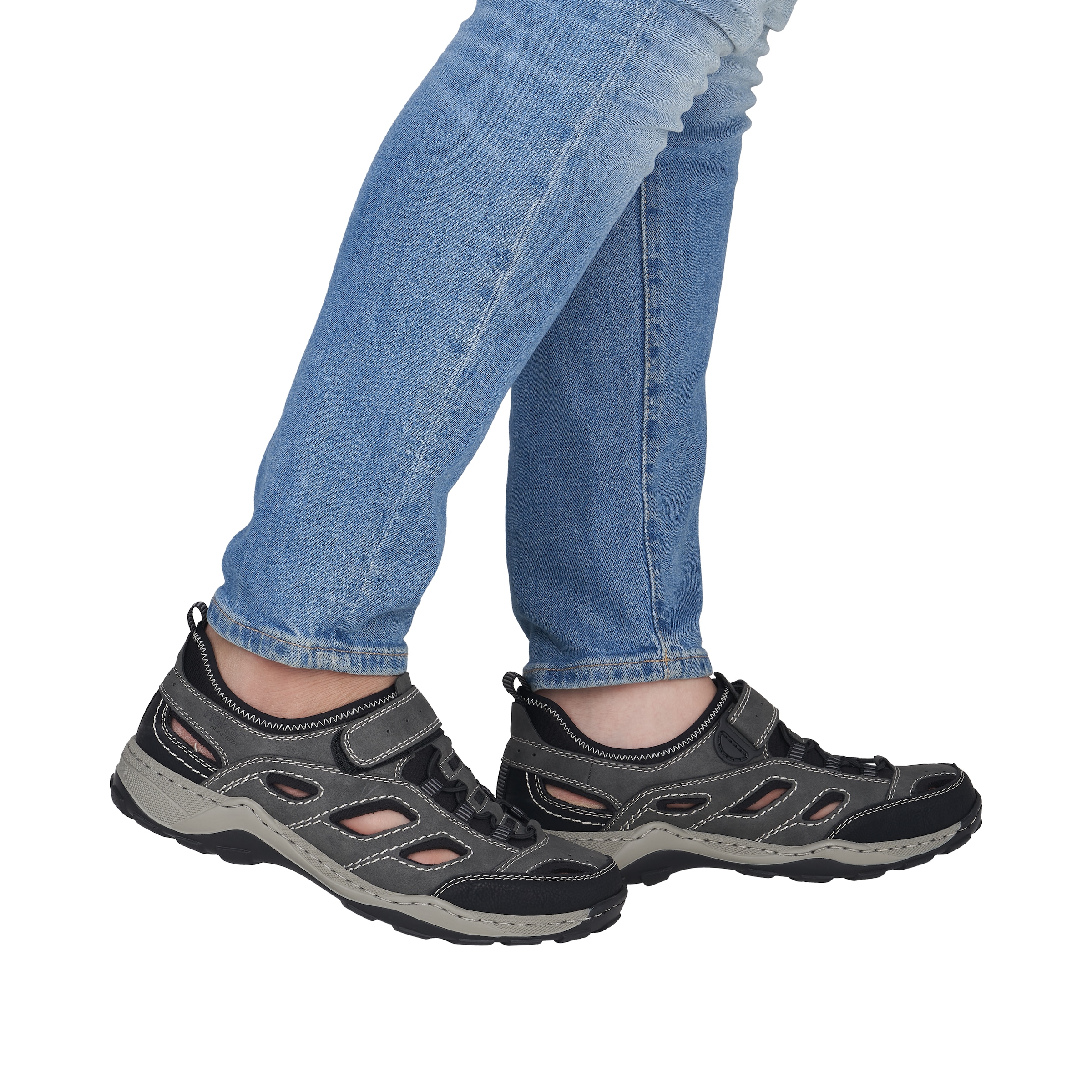 Rieker Trekkingsandale '08063' in Grau