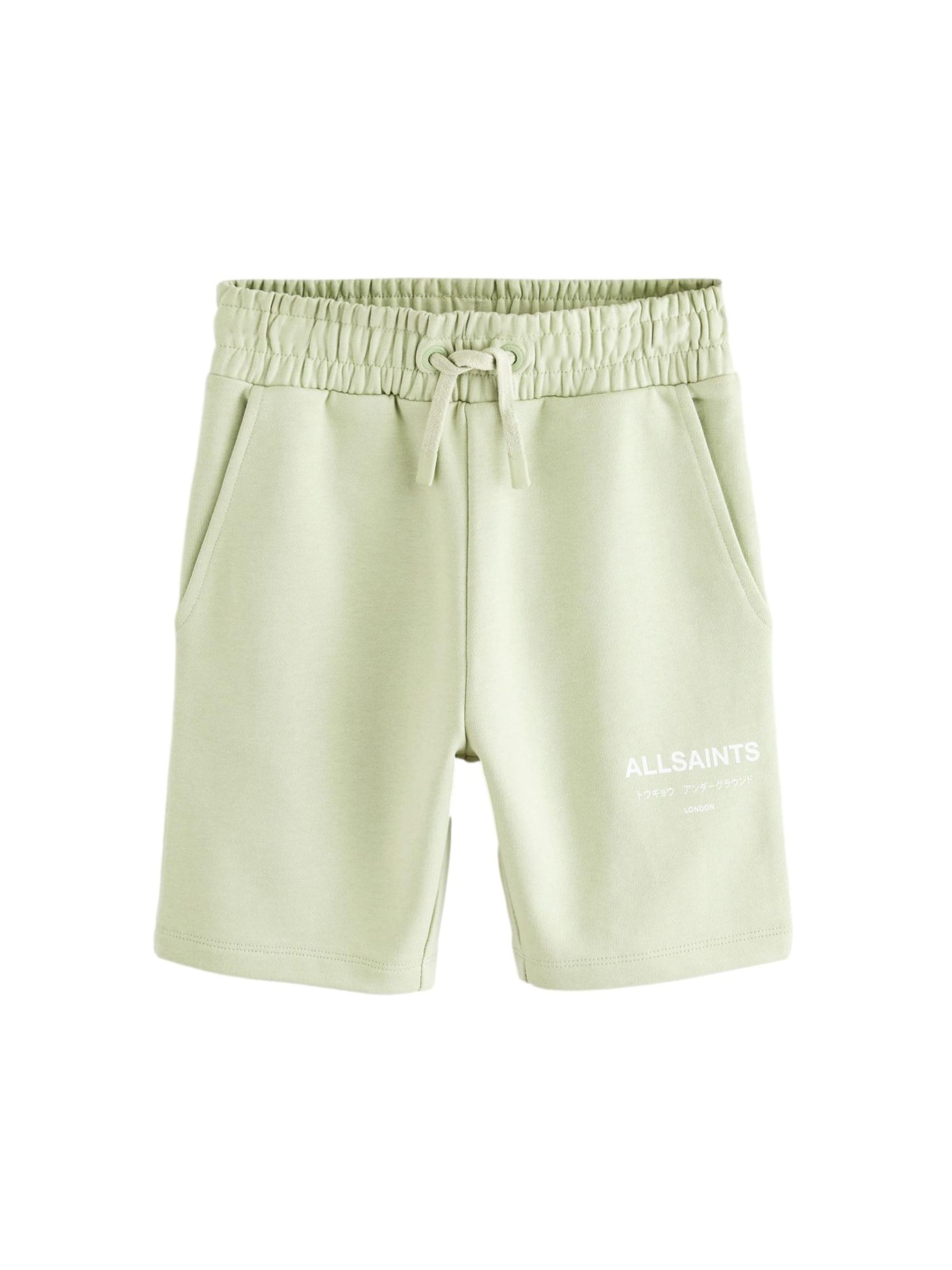 smALLSAINTS Loosefit Shorts 'Underground' in Grün: Vorderseite
