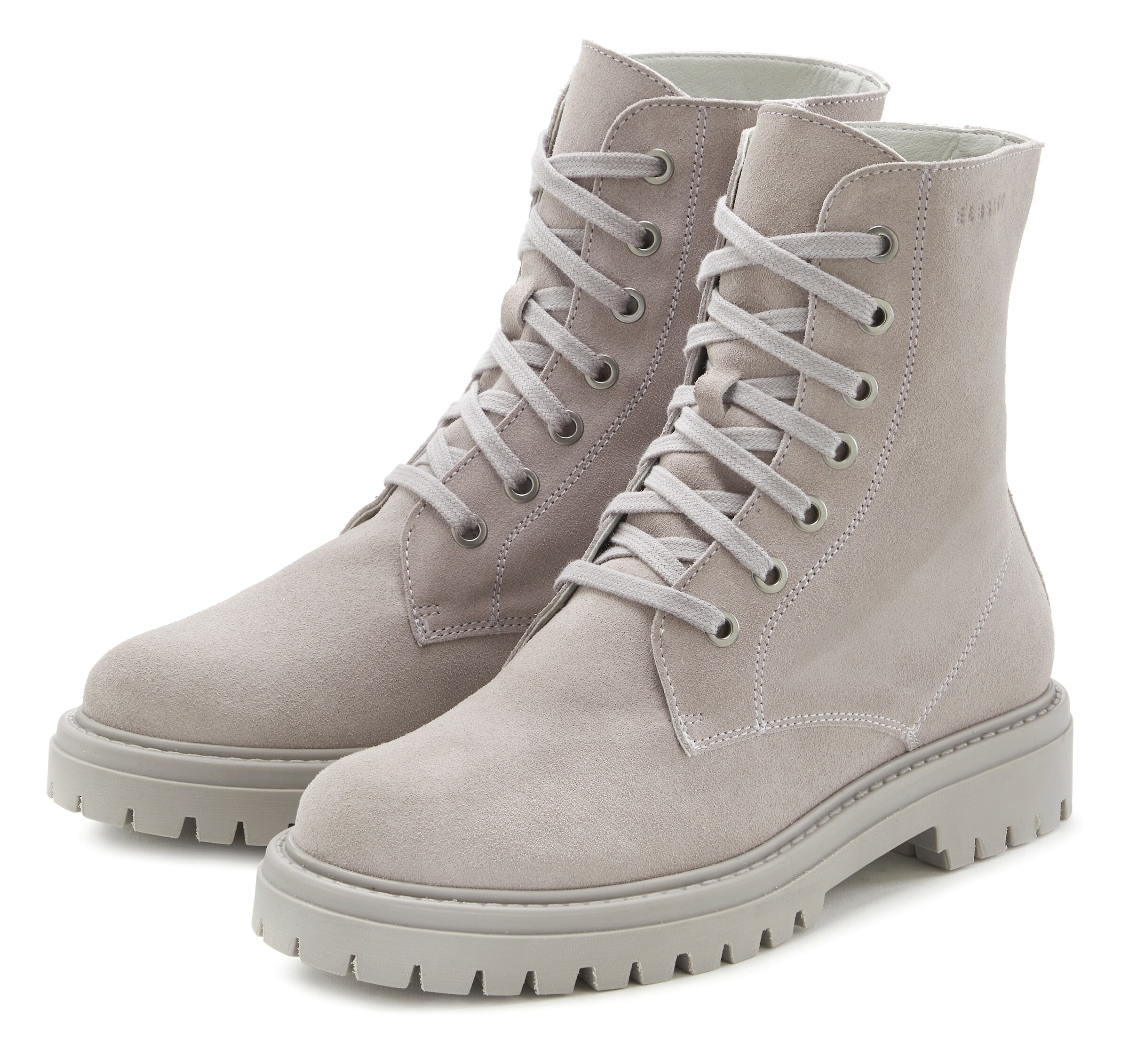 Bottines à lacets Elbsand en gris