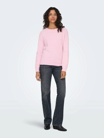 ONLY Pullover 'ONLRICA' in Pink
