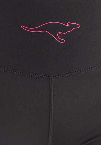 KangaROOS Skinny Sporthose in Schwarz