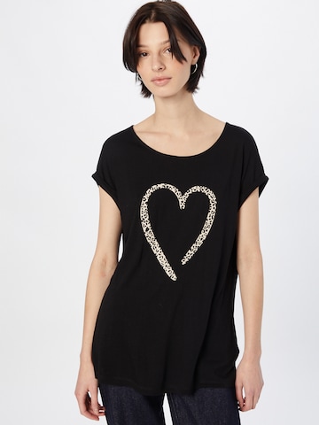 ABOUT YOU Shirt 'Ela' in Zwart: voorkant