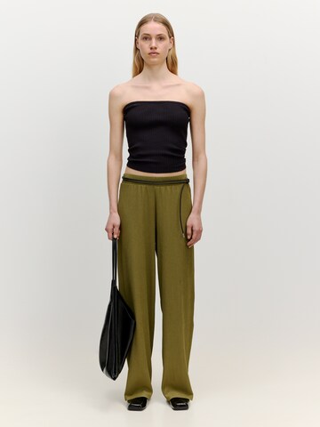 EDITED Wide leg Broek 'Philine' in Groen