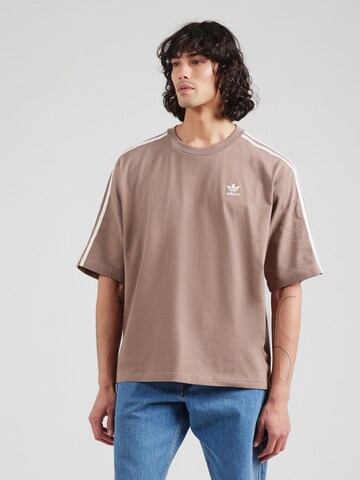 ADIDAS ORIGINALS Shirt 'Adicolor' in Brown: front