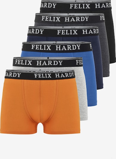 Felix Hardy Boxer shorts in Blue / marine blue / Grey / Orange / Black / White, Item view