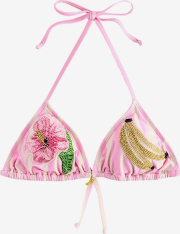 Next Kolmio Bikinitoppi värissä vaaleanpunainen: etupuoli