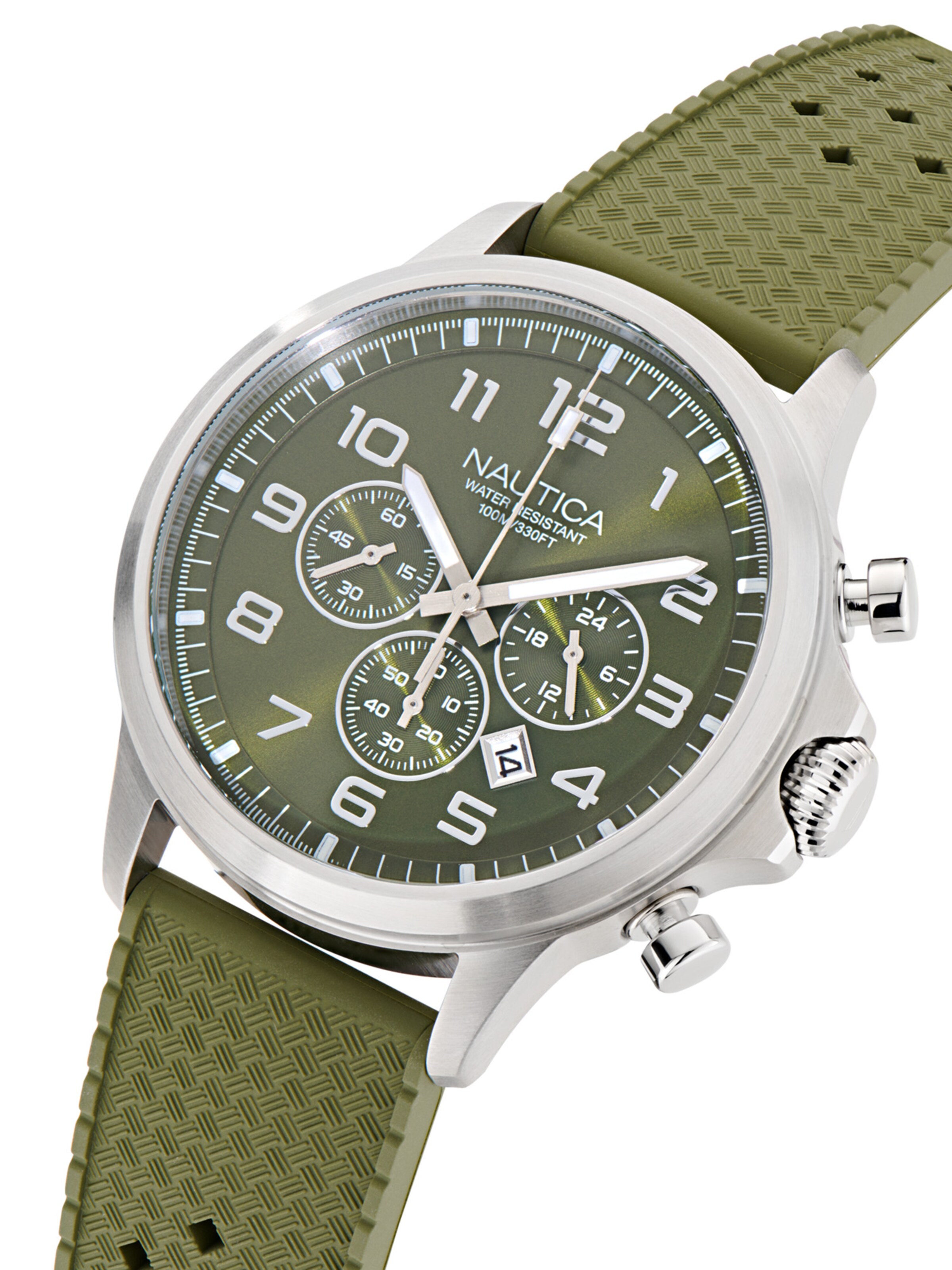 Montre à affichage analogique ' BLUEOCEAN ' NAUTICA en argent