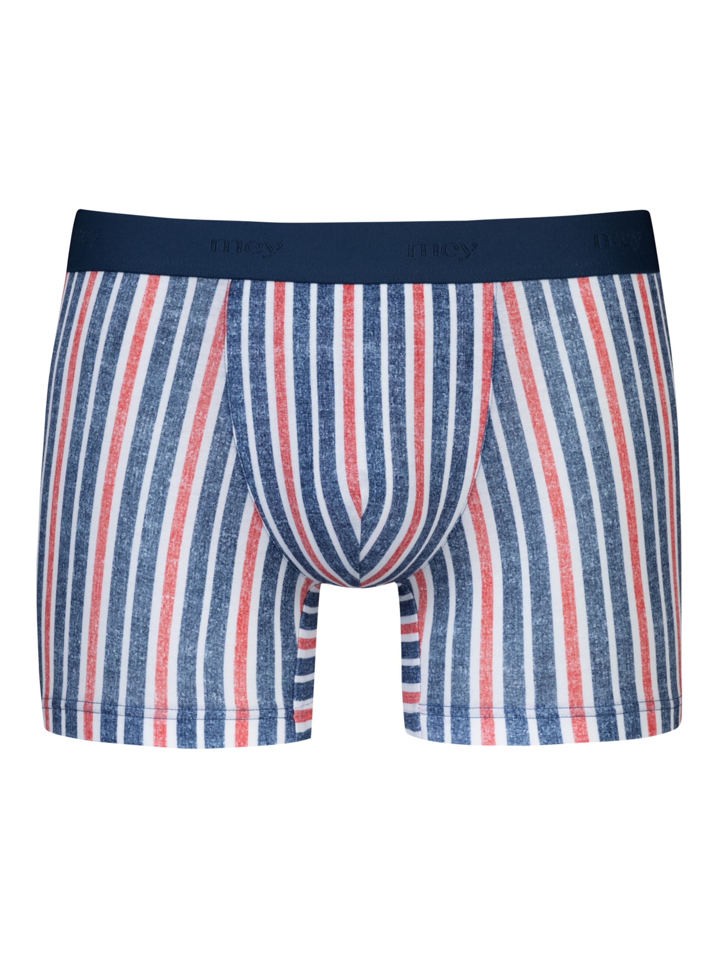 Mey Boxershorts in de kleur Blauw / Pink / Natuurwit, Productweergave