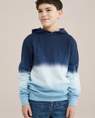 WE FashionSweater majica - plava boja: prednji dio