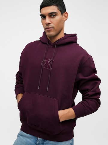 Calvin Klein Jeans Sweatshirt in Purple