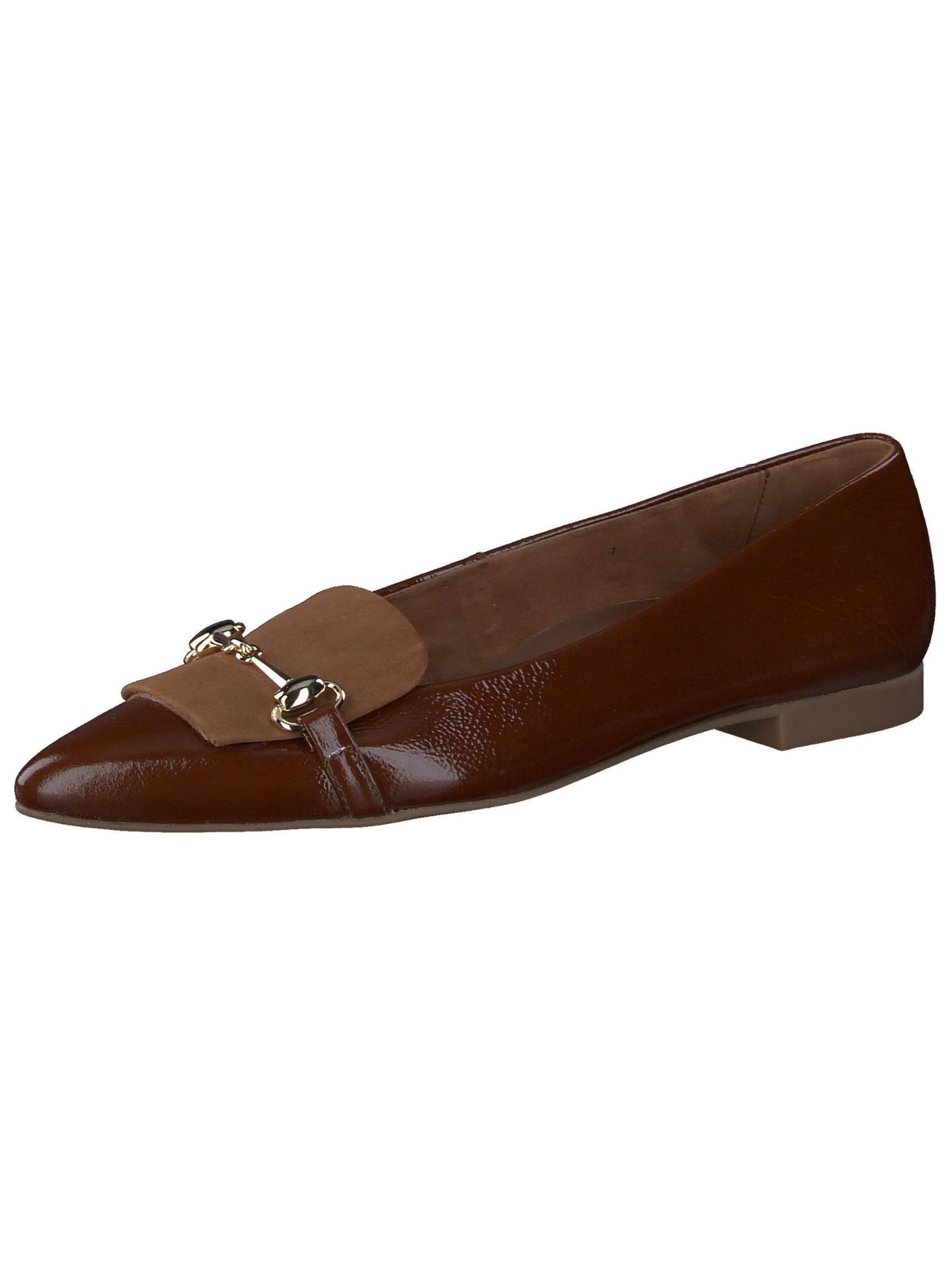Ballerines Paul Green en marron : devant