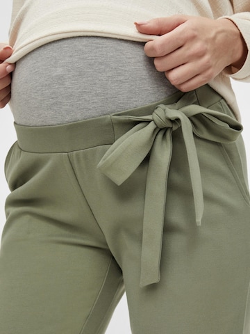 MAMALICIOUS Regular Trousers 'Masmini' in Green