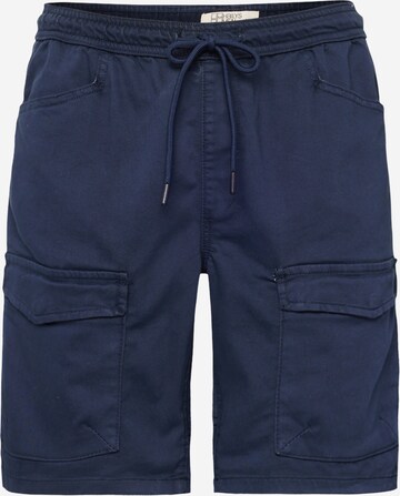 Hailys Men - Regular Calças cargo 'Emilio' em azul: frente