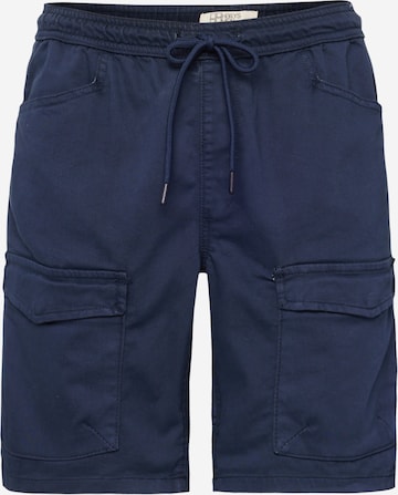 Hailys Menregular Cargo hlače 'Emilio' - plava boja: prednji dio