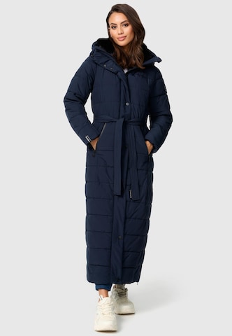 NAVAHOO Winter Coat 'Das Teil XIV' in Blue: front