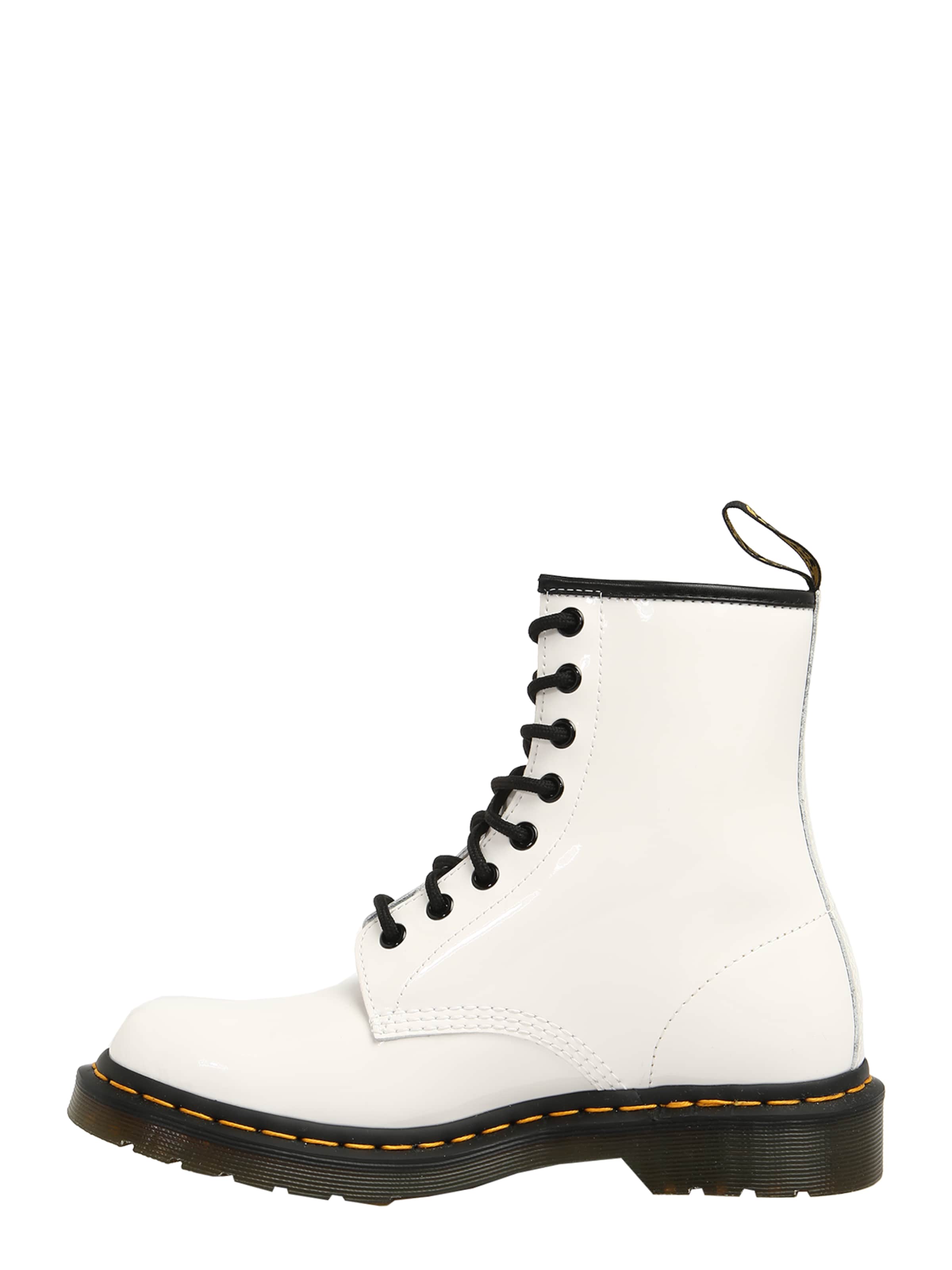 Dr. Martens Paeltega poolsaabas '1460', värv valge