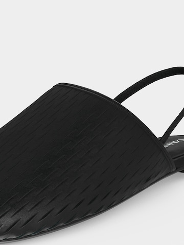 Calvin Klein Балетки с ремешком в Черный