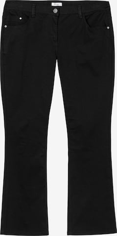 SHEEGOBootcut/trapezice Traperice 'Susanne' - crna boja: prednji dio