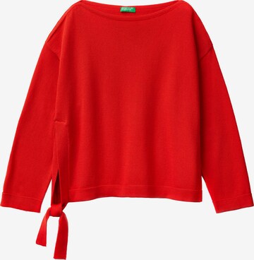 UNITED COLORS OF BENETTON Sweater in Orange: front