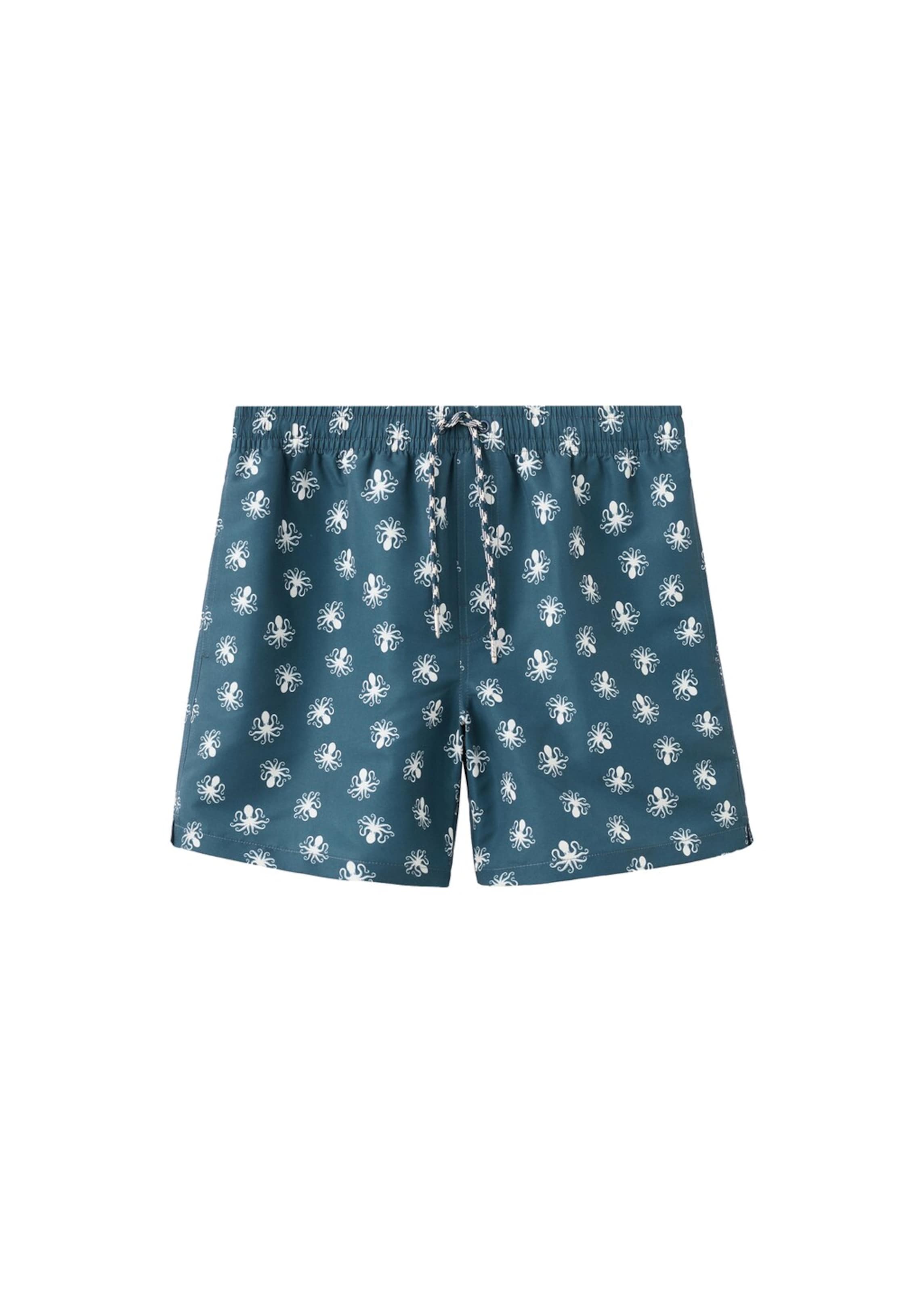 MANGO TEEN Board Shorts 'Octo' in Blue: front