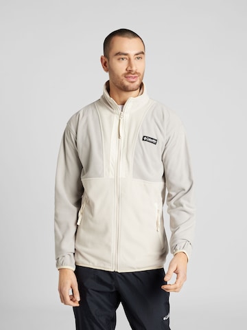 Veste en polaire fonctionnelle 'Back Bowl' COLUMBIA en gris : devant