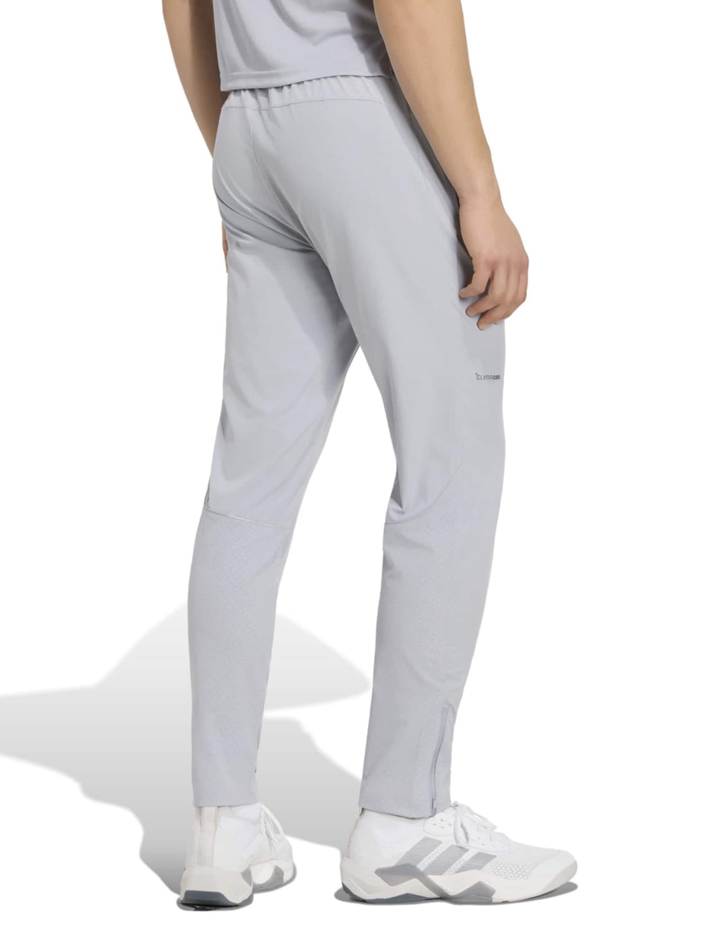 ADIDAS PERFORMANCE - Slimfit Pantalón deportivo 'TECH APP' en gris