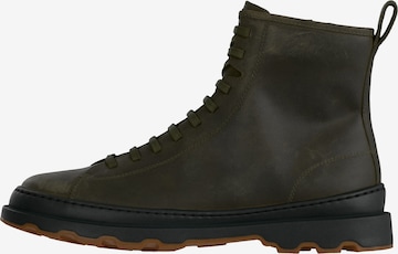 CAMPER Lace-Up Boots 'Brutus+' in Green: front