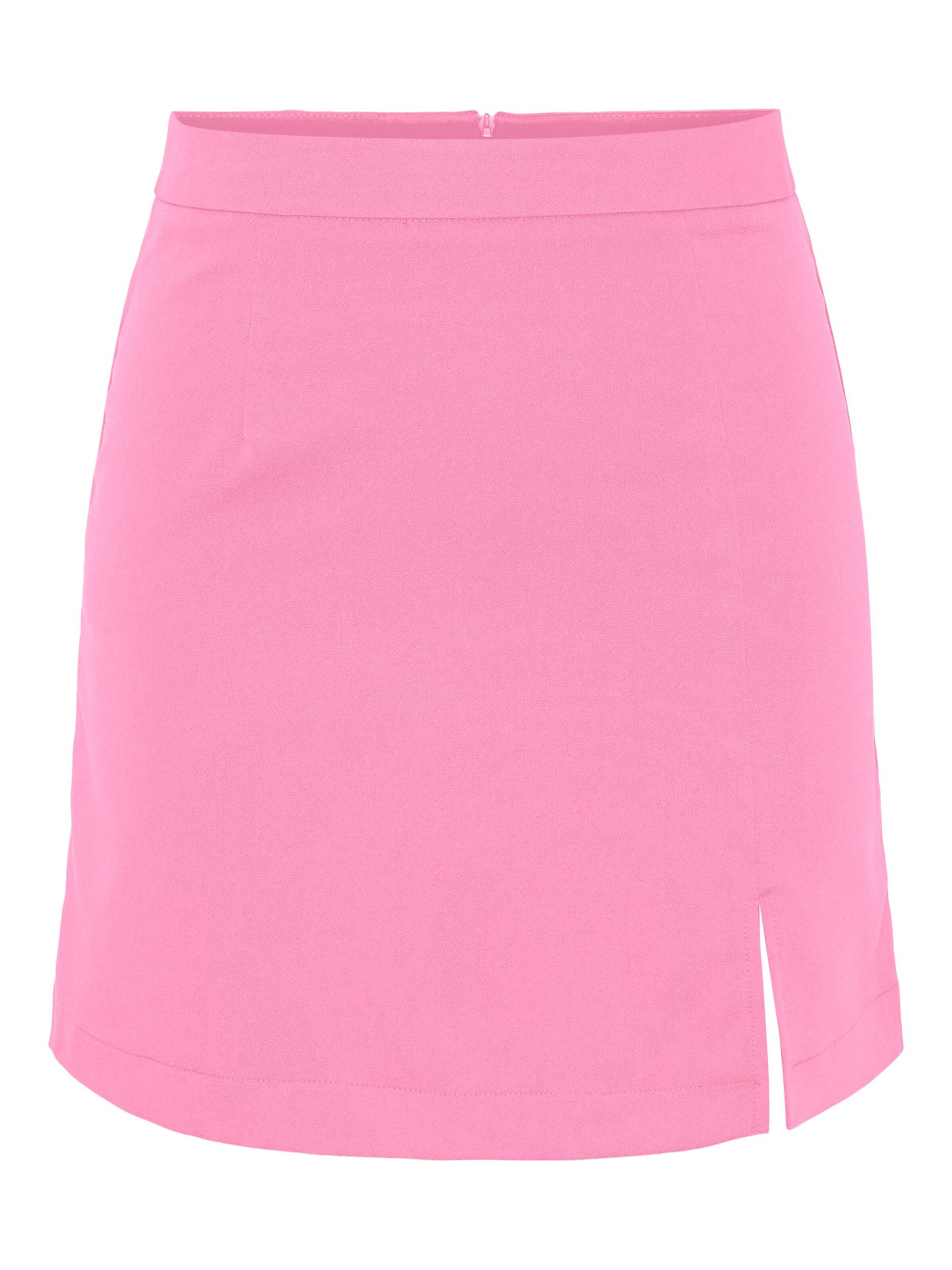 Fustă 'THELMA' de la PIECES pe roz: față