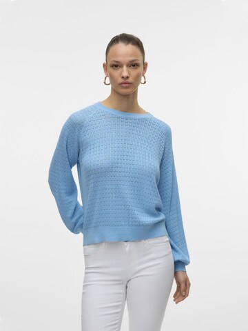 VERO MODA Trui 'VMNew Lexsun' in Blauw: voorkant