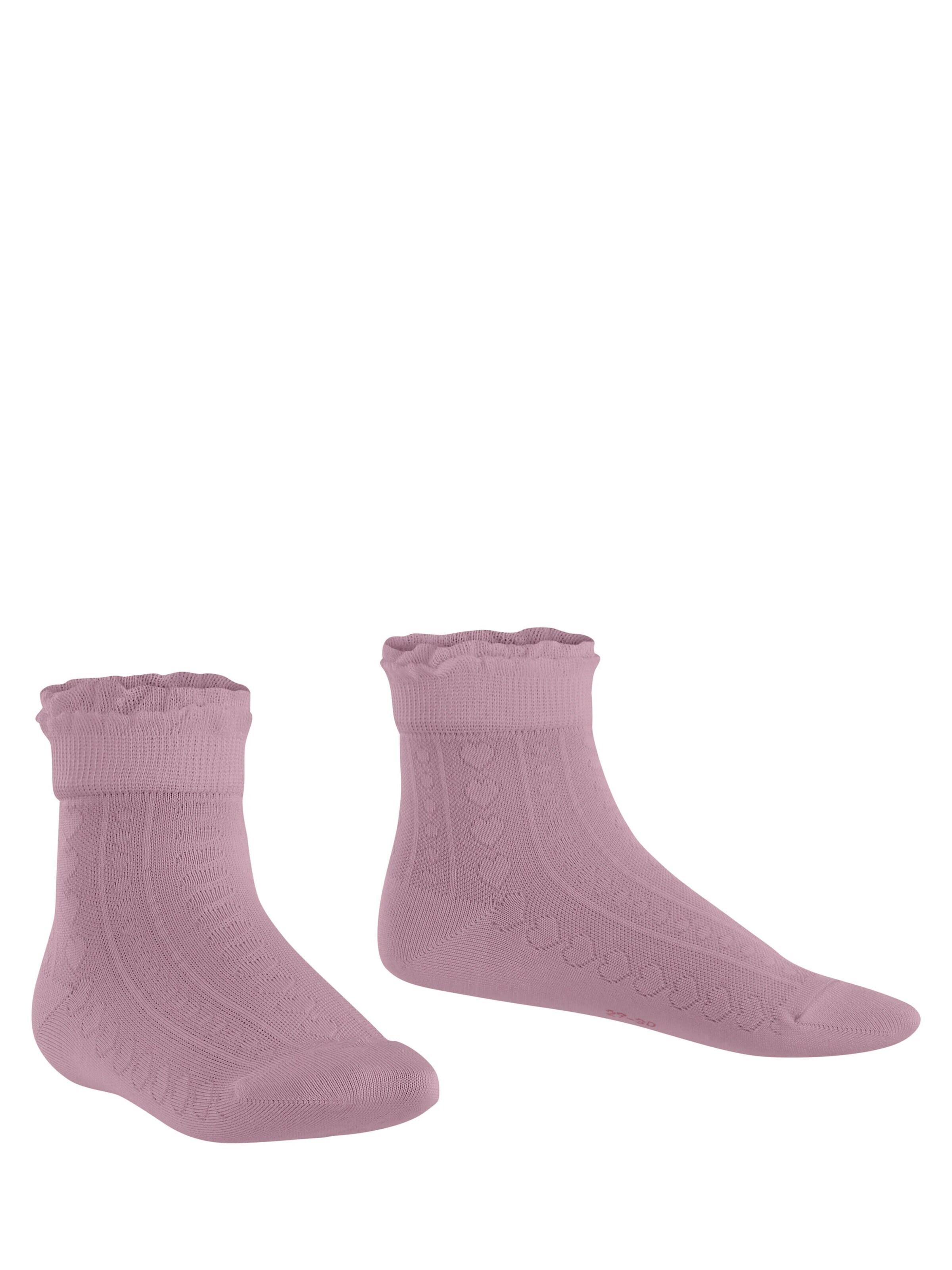 FALKE Socks 'Romantic Net' in Pink