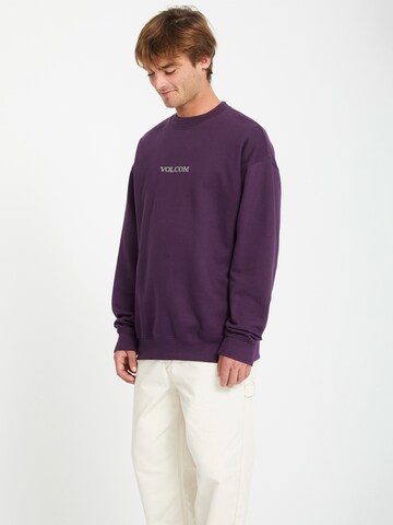 Volcom Sweatshirt in Purple