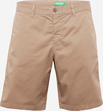 Pantalon chino UNITED COLORS OF BENETTON en gris : devant