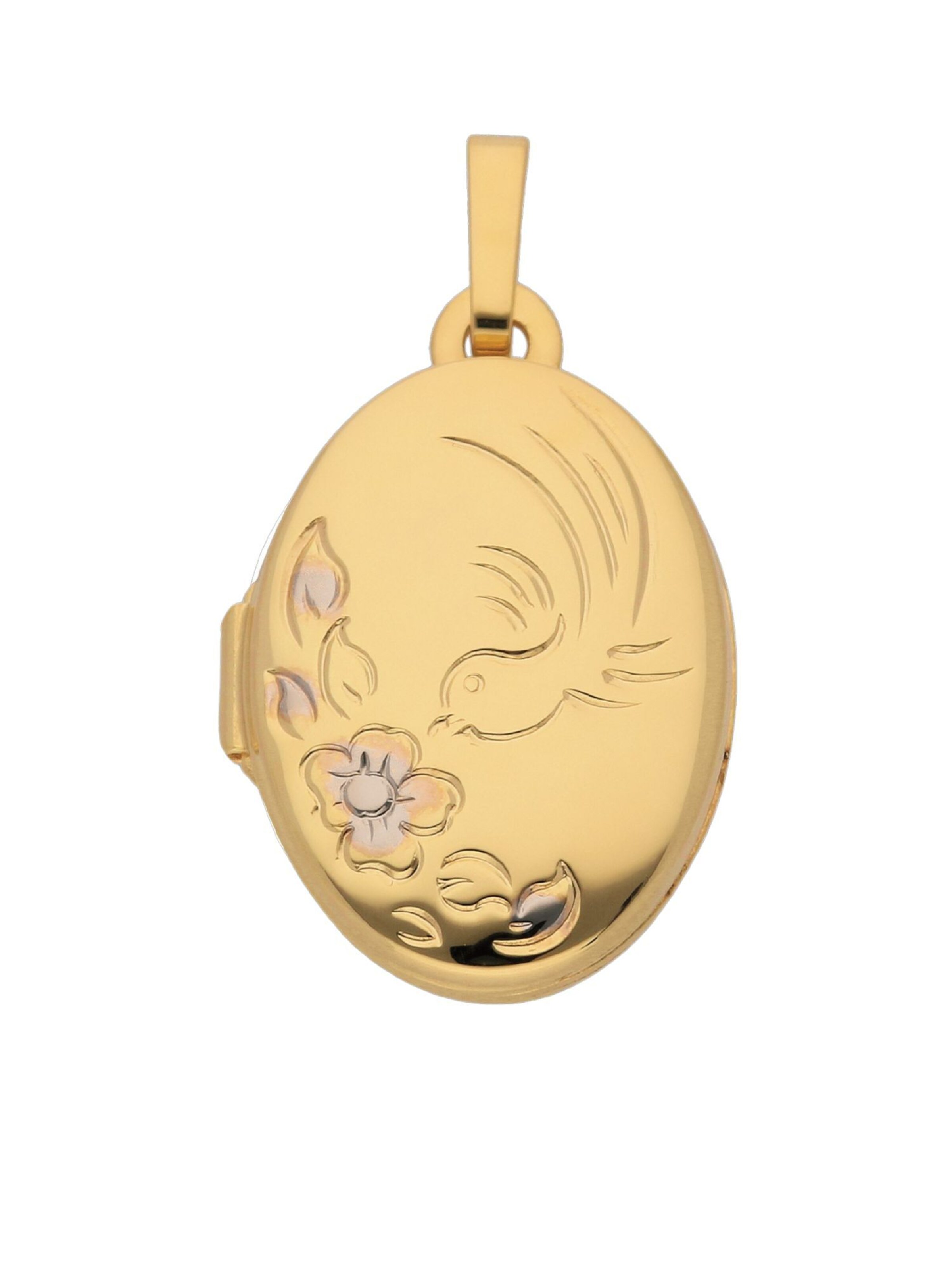 Adelia´s Pendant in Gold: front