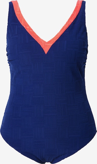 Ulla Popken Uimapuku 'Alice' värissä tummansininen / lohi, Tuotenäkymä