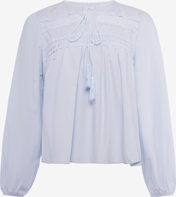 IZIA - Blusa em azul: frente