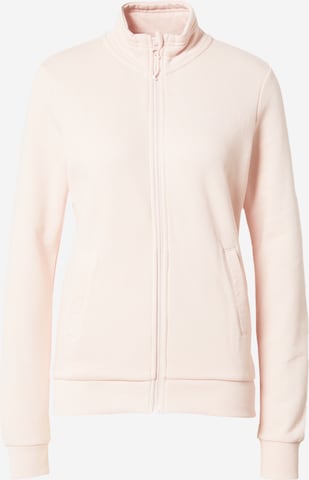 4F Athletic Zip-Up Hoodie in Pink: front