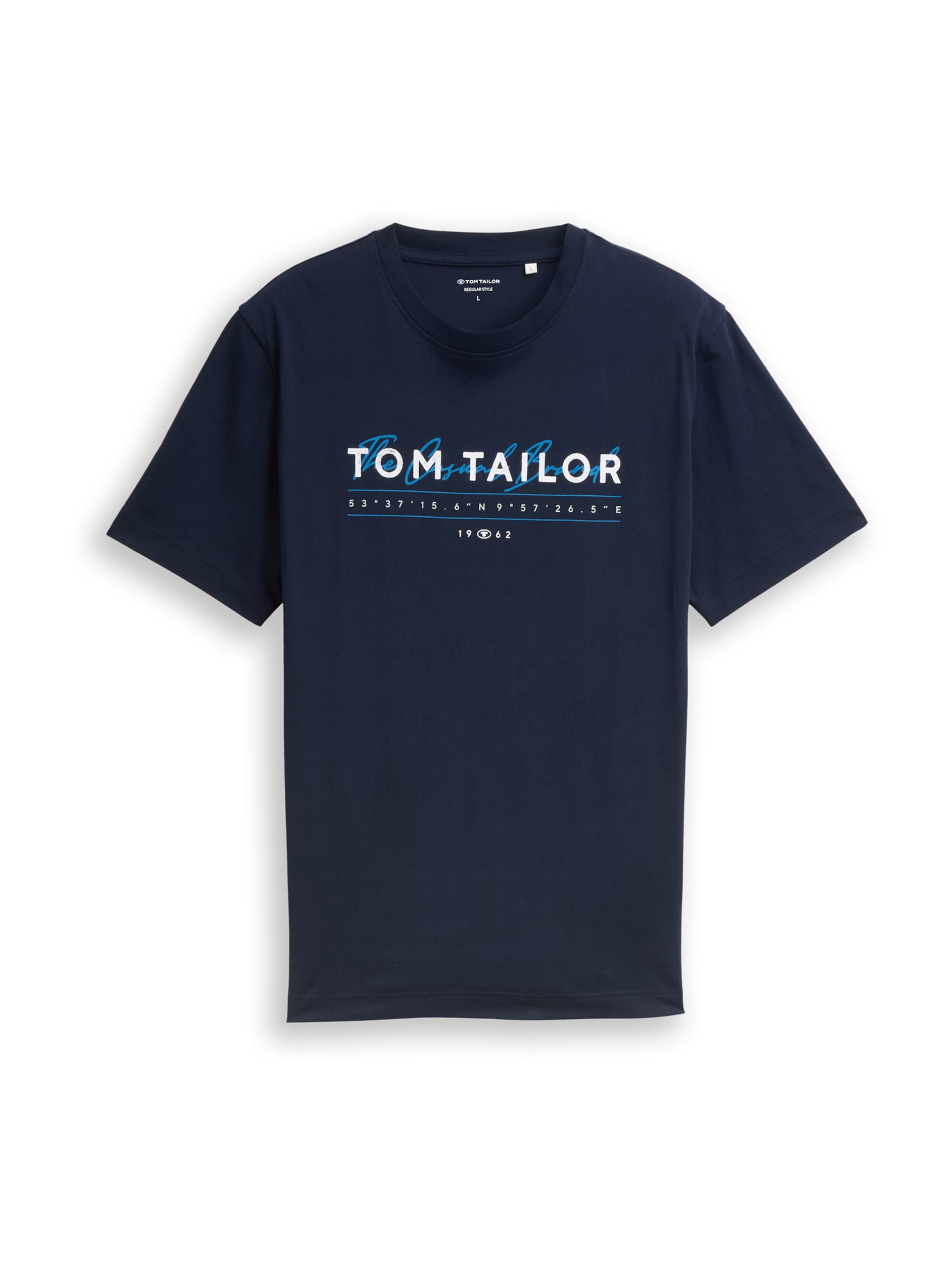 TOM TAILOR - Camiseta en azul: frente