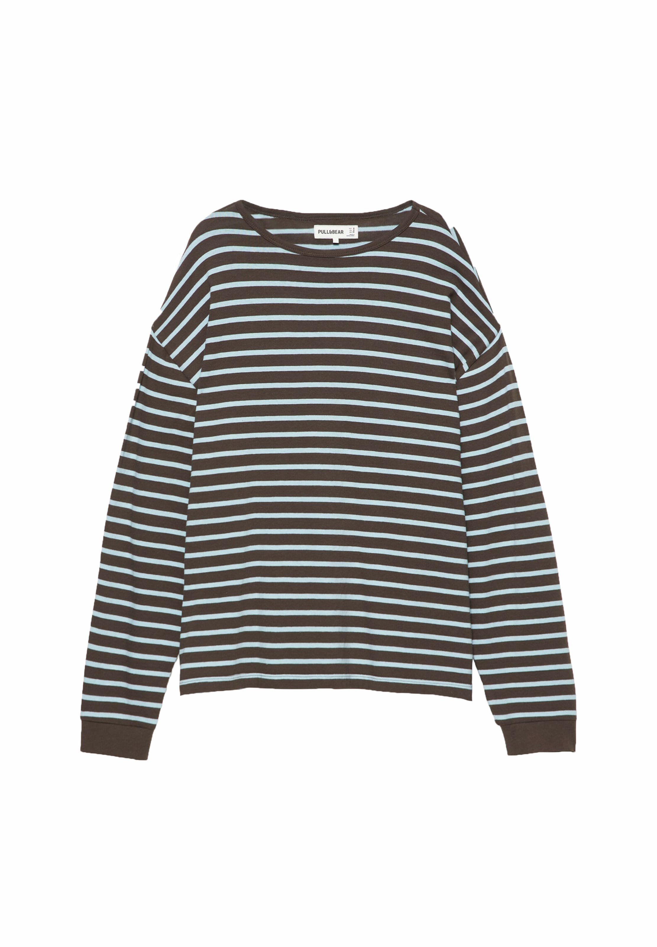 Tricou de la Pull&Bear pe maro: față