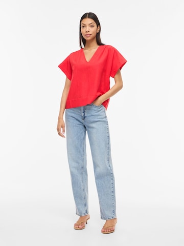 VILA Shirt 'VIPRISILLA' in Rood