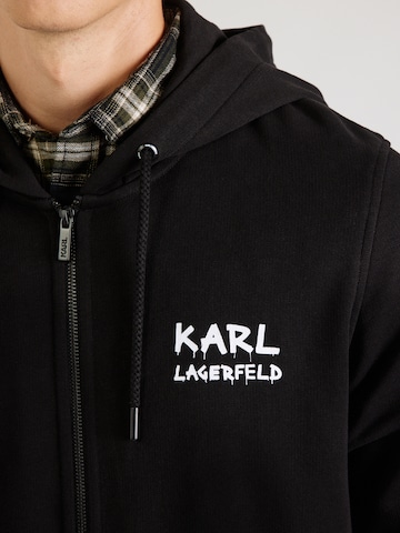 Karl Lagerfeld Jopa na zadrgo | črna barva